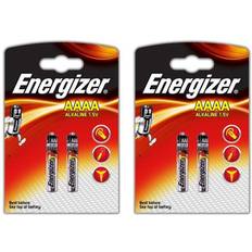 Energizer 4 x AAAA/E96/LR61 Batteries Alkaline Battery, Long Shelf Life (Expiry Date Marked)