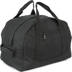 Dalix 12" Mini Two Tone Duffle Bag (Black)