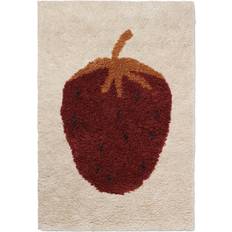 Ferm Living Fruiticana Tufted Strawberry Rug 31.5x47.2"