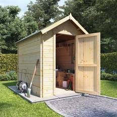 BillyOh Firewood Shed BillyOh 6 Log Cabin - Heavy Duty Apex Windowless Log Cabin Store
