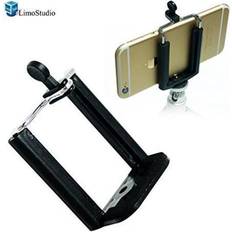 Camera Tripods LimoStudio 2PC Monopod Tripod Mount Clip Cell Phone Holder for iPhone 6 5S 5C 5 4S 4 Samsung Galaxy S4 S3, AGG1462