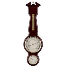 Hydrometer Wm. Widdop Wm Wooden Banjo Barometer Thermometer Hydrometer Combo on Plaque