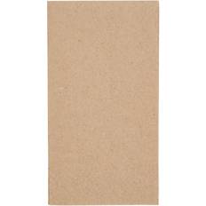 Articles de Fête Fiesta Serviettes Snacking Recyclées 2 Plis Pliage 1/8 Recyclable 330 mm Kraft x 2000