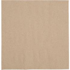 Serviettes en papier Fiesta Serviettes Snacking Recyclées 2 Plis Pliage 1/4 Recyclable 330 mm Kraft x 2000