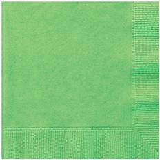 Unique Party Beverage Napkins 10"X10" 20/Pkg-Lime Green