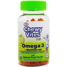 C Vitamins Fatty Acids TLC Chewy Vites Brain Support Omega 3