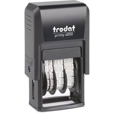 Trodat Trodat Datumstempel Printy Dater 4850L Bezahlt Blå-Rød