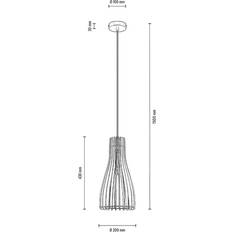 Envostar Envolight Furn hanging plywood Pendant Lamp