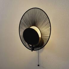 Vägglampa Black