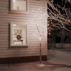 Christmas Lamps sale vidaXL 240 LED White Birch Tree Warm Tree Christmas Lamp