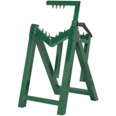 Fireplaces Loops Heavy Duty Log Stand Holds Logs Up To 230mm Diameter Folds Down Flat