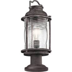 Glas Stolpelamper Kichler Rustic Ashland Bay pillar Stolpelampe
