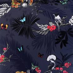 Wallpapers World of Wallpaper Mystical Forest Wallpaper Navy World of Wallpaper 900106