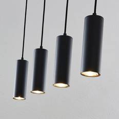 Lindby Pendant Lamps Lindby Joffrey Black Pendant Lamp