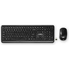 Nedis Muis en Toetsenbord Set KBMCW100BKUS