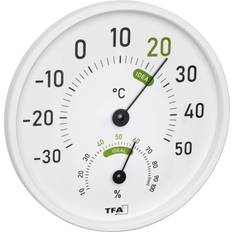 TFA Dostmann Termometrar, Hygrometrar & Barometrar TFA Dostmann Termometer Hygrometer Vit