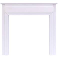 Fireplaces Adam Honley Mantelpiece in Pure White, 48 Inch