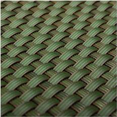 Poly Poly Rattan Screen - DARK GREEN Double