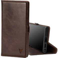 Leather Wallet Case with Stand for Galaxy S22 Ultra