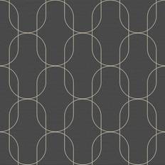 Superfresco Easy Superfresco Eternity Geometric Metallc Black/Gold Wallpaper
