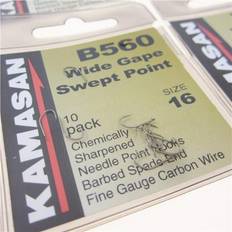 Kamasan B560 Barbed Spade Hooks 18