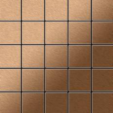 Tiles Mosaic tile massiv metal Titanium Amber brushed copper 1.6mm thick ALLOY Century-Ti-AB