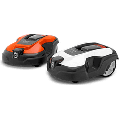Robottiruohonleikkurien tallit Husqvarna Kåpa Vit 405x 415x