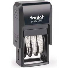 Dato stempel Trodat Trodat Printy 4810 Stempel selv-sværtende dato 3.8 mm sort håndtag