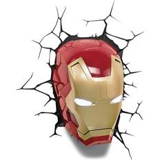 Marvel 3d led Marvel 3D LED Light Iron Man Natlampe