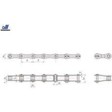 Double pitch kæde 216A 2