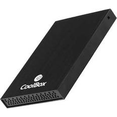 Ssd case Coolbox Coo-sca-2512 Sata To Usb-a 2.0 Hdd/ssd External Case 2.5 Black Black