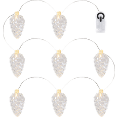 Verre Guirlandes Lumineuses Sirius Celina Transparent Guirlande Lumineuse 8 Lampes