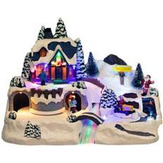 Julebyer NSH Nordic River Town Multicolored Juleby 37cm