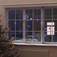 Stjerne lyskæde vidaXL Fairy Lights-Lyskæder Stjerne og Måne 138 LED'er Blå Lyskæde
