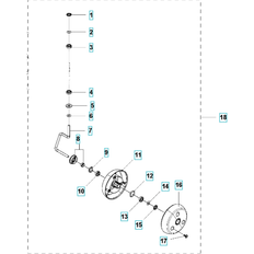 Monteringssæt Husqvarna Hjul kit 6mm Sileno