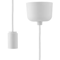 Illuminazione Interna Sospensioni Normann Copenhagen Cavo In Tessuto Con Presa 4m Bianco Sospensione