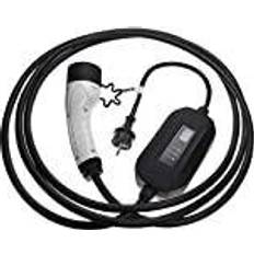 Carga de Vehículos Eléctricos VHBW Cable Carga Tipo 2 A Tipo F Automobile DS 3, DS 4, DS 7 Coche Eléctrico 1 Fase 16 A 3,5 kW 5 m