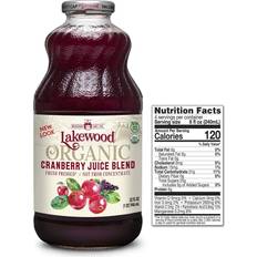 Juice & Fruit Drinks Lakewood Organic Juice Blend Fresh Pressed Cranberry