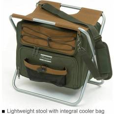 Shakespeare Folding Stool Wit Cooler Bag Green