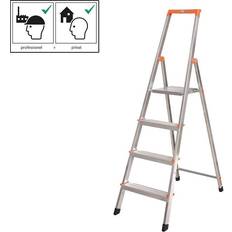 Taburetes Krause 483746 Escalera tipo tijera de peldaños planos con