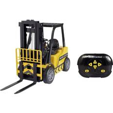 Fjernstyret arbejdskøretøj på tilbud Revell Revell Control 24535 Construction Car Forklifter 1:16 RC begynder funktionsmodel Elektronik Gaffeltruck