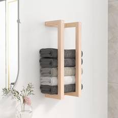 vidaXL håndklædeholder 23x18x60 fyrretræ