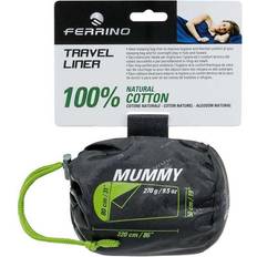 Ferrino Travel Mummy Liner Black 220 x 80 cm