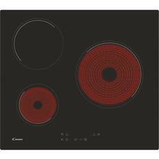 60 cm - Noir Plaques de cuisson encastrables Candy CH63CC/4U2 5500 W 60 cm