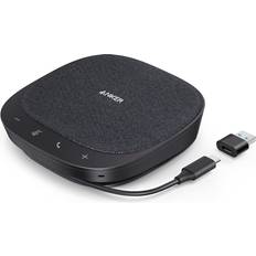 Usb speakerphone Anker PowerConf S330 USB Speakerphone, Conference Microphone for Home Office, Smart Voice Enhancement, Plug and Play, 360Â° Voice Coverage via 4