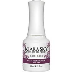 Kiara Sky Colorbase Soka-Off Gel Polish G445 Grape Your Attention