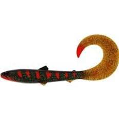 Westin lure Westin BullTeez Curltail 21cm 49g Lure Motoroil Blood