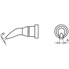 Weller LT-AX Loddespids bøjet Spidsstørrelse