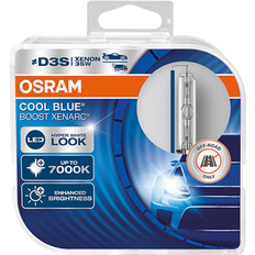 Vehicle Lights Osram Xenarc Cool Blue Boost D3S Xenon Car Headlight Bulbs (Twin) 66340CBB-HCB