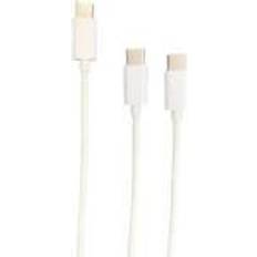 Dual & Charge cable for PS5 controllers white